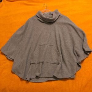 Fleece poncho